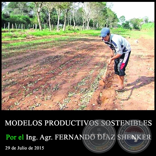 MODELOS PRODUCTIVOS SOSTENIBLES - Ing. Agr. FERNANDO DÍAZ SHENKER - 29 de Julio de 2015